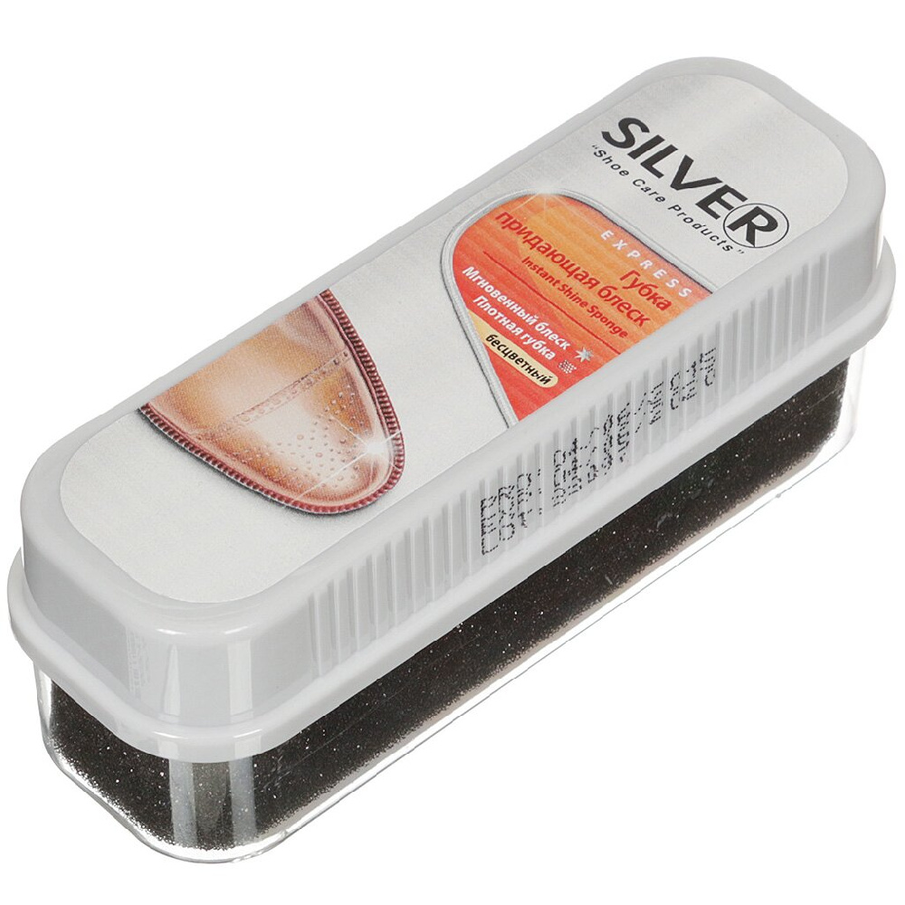 Губка для обуви Silver Professional, бесцветная 