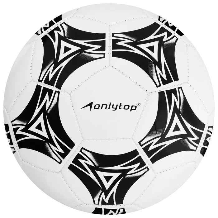 Мяч футбольный ONLYTOP машинная сшивка 32 панели, р-р 5 PVC