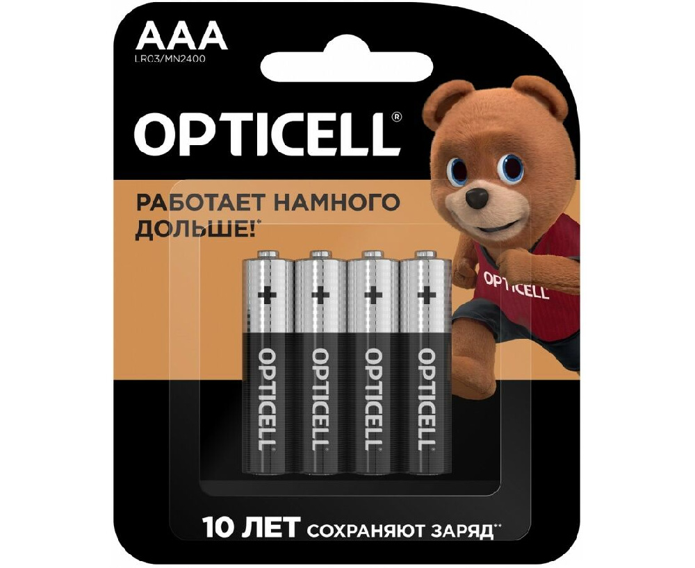 Батарейка Opticell LR03/286 BL4 тип ААА, 4шт.