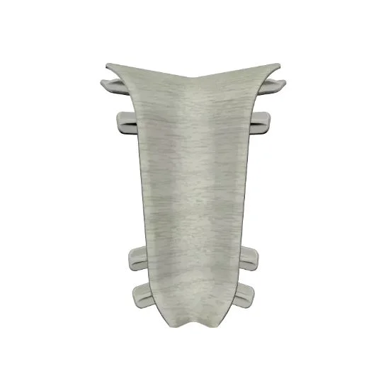 Угол внутренний для плинтуса 55мм Идеал Классик, 282 Палисандр серый (2шт.флоуп.)