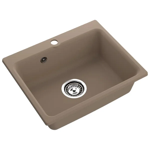 Мойка кухонная Santrek Aqua Verto SAV52 1 520х430х160 врезная, песочный