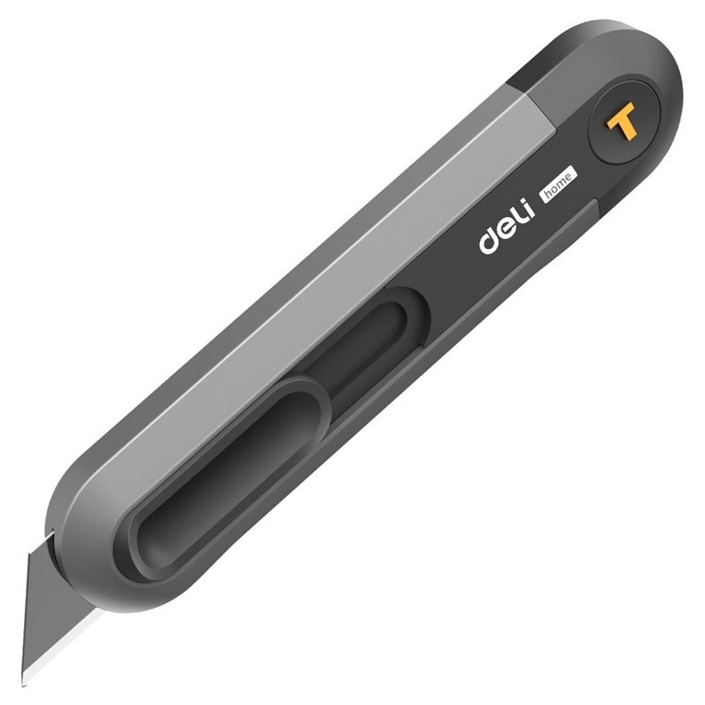 Нож технический Т-образное лезвие Home Series Black Deli HT4008
