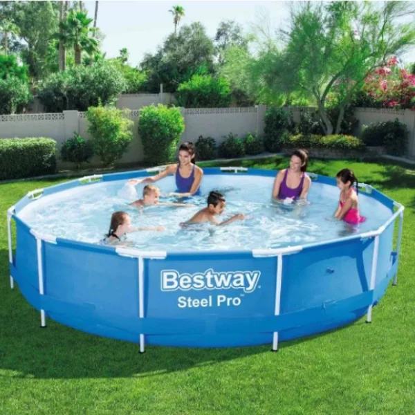 Бассейн каркасный 366*76см BESTWAY Steel Pro 56706BW, 6473л, синий