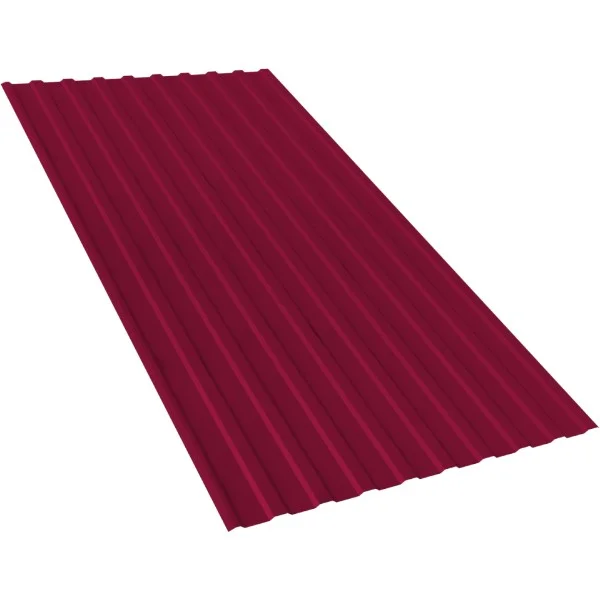Профлист Н20 RAL 3005 винно-красный 2000*1150мм (эконом)