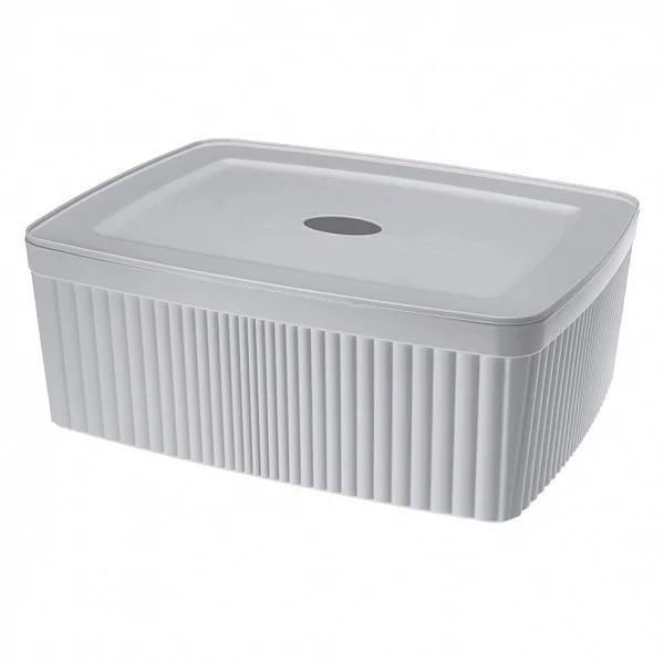 Лоток с крышкой 295х225х110 мм Velvet 6,55 л, Terrasanto микс, арт 43323891803