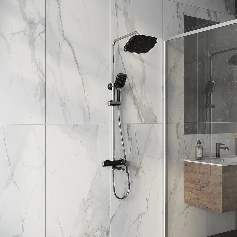 Душевая стойка Grossman Alba 500 K35 06 100/210 черный/хром