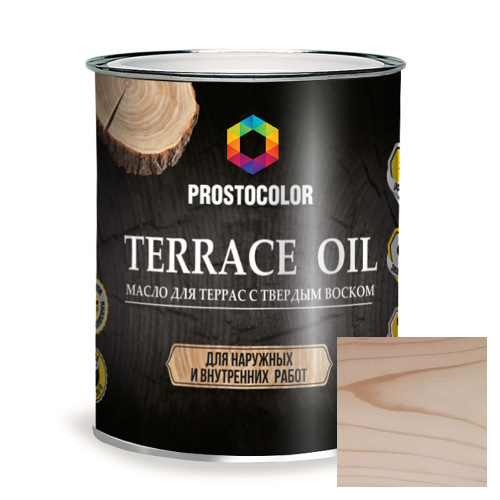 Масло для террас PROSTOCOLOR Белый 0,75 л