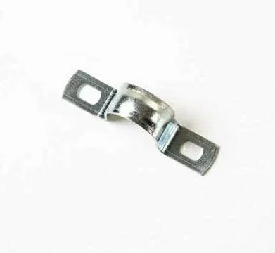Скоба крепежная, СМД 31-32 металлическая, двухлапковая, TOKOV ELECTRIC TKE-SMK-31-32-2