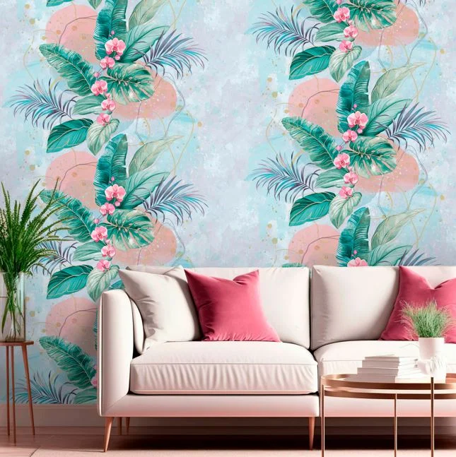 Обои WallSecret Elite Jamaica виниловые на флизелиновой основе 1,06*10,05 м, мультикол. 8768-24 (6)*