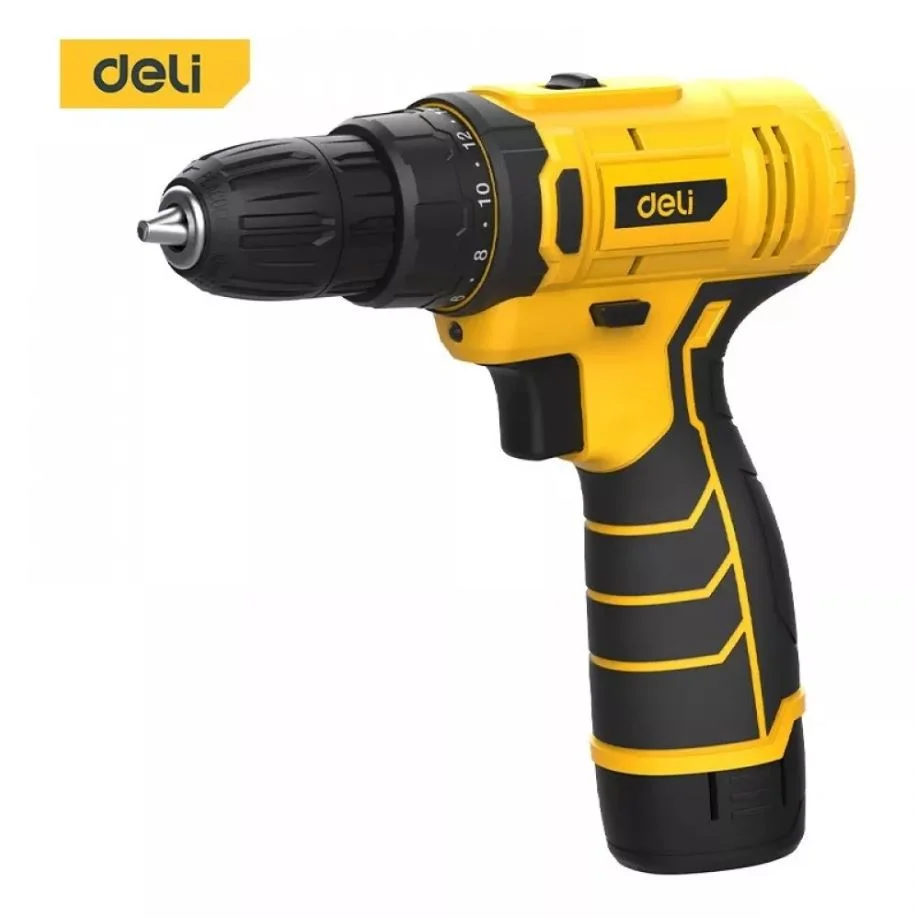Дрель-шуруповерт аккумуляторная Deli DL-DZ12-4A2 (1 АКБ 2Ач+ЗУ, 12В, 30Нм)