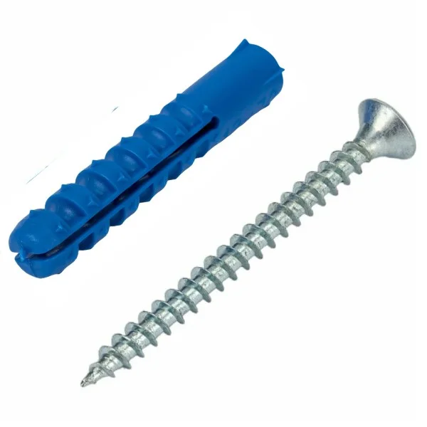 Саморез универсальный 4*70 с дюбелем распорным тип К 6*60 Топ-Креп (6 шт) 