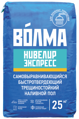 Наливной пол ВОЛМА-НИВЕЛИР ЭКСПРЕСС 5-100 мм 25 кг (48)