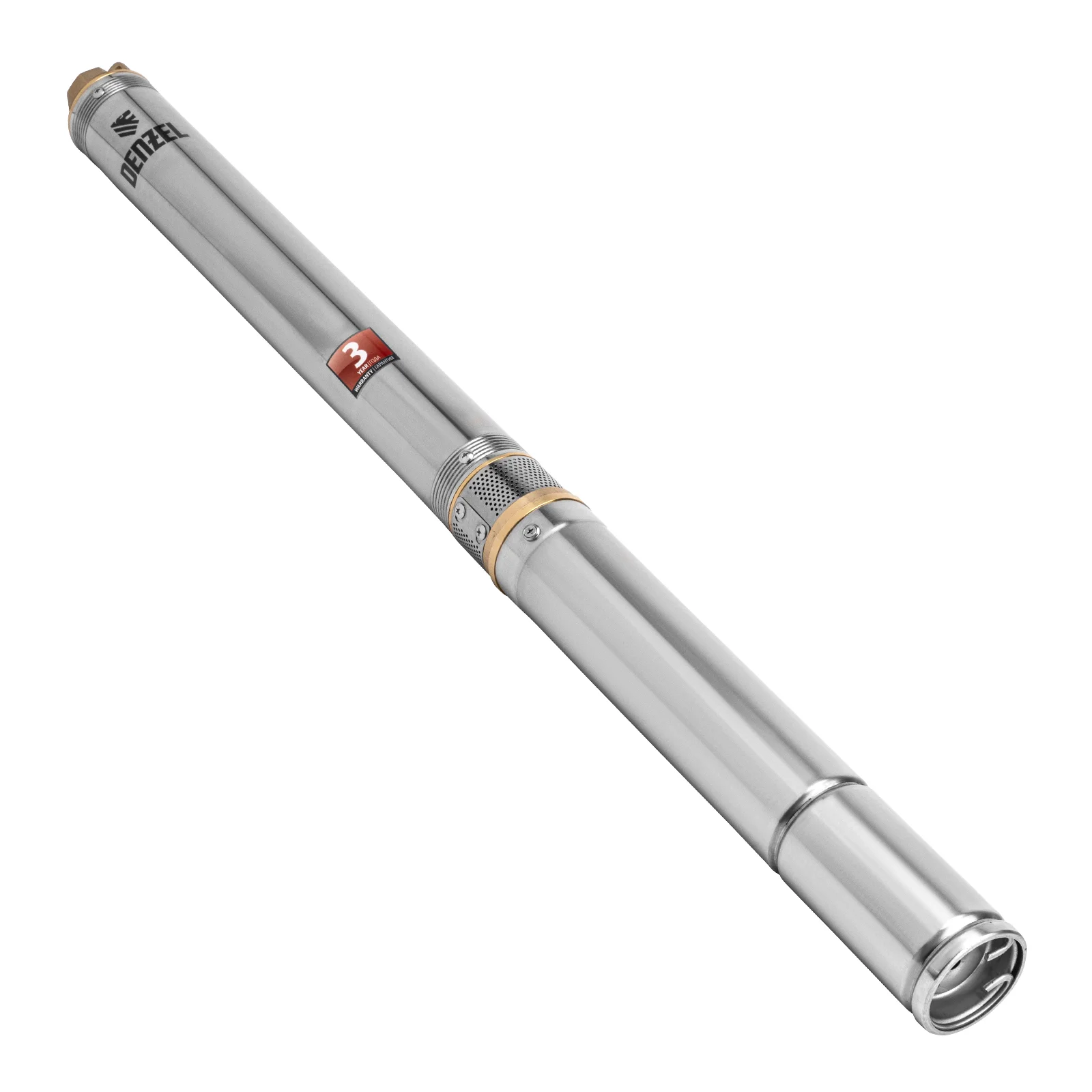 Насос скважинный DWC-3-60, центробежный, диаметр 3", 800 Вт, 3300 л/ч, напор 60 м Denzel