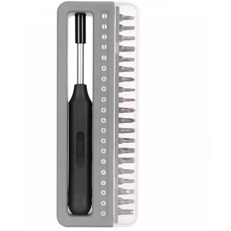 Набор отверток прецизионных Deli DL241041 (отвертка + 40 бит)