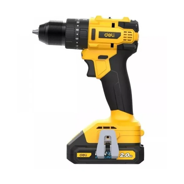 Дрель-шуруповерт аккумуляторная ударная Deli DC150 (2 АКБ*2Ач+ЗУ, 20В, 50Нм, сумка)
