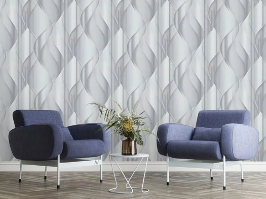 Обои DIAMOND Efir виниловые на флизелиновой основе 1,06*10,05 м, серый 5039-11 (6)