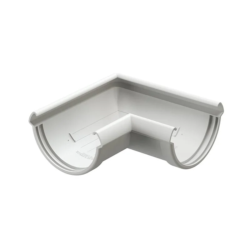 Угловой элемент желоба универсальный 90°DÖCKE PREMIUM Пломбир