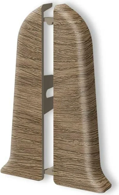 Торцевые для плинтуса 55мм Идеал Классик, 292 Орех миланский (пара/флоуп)