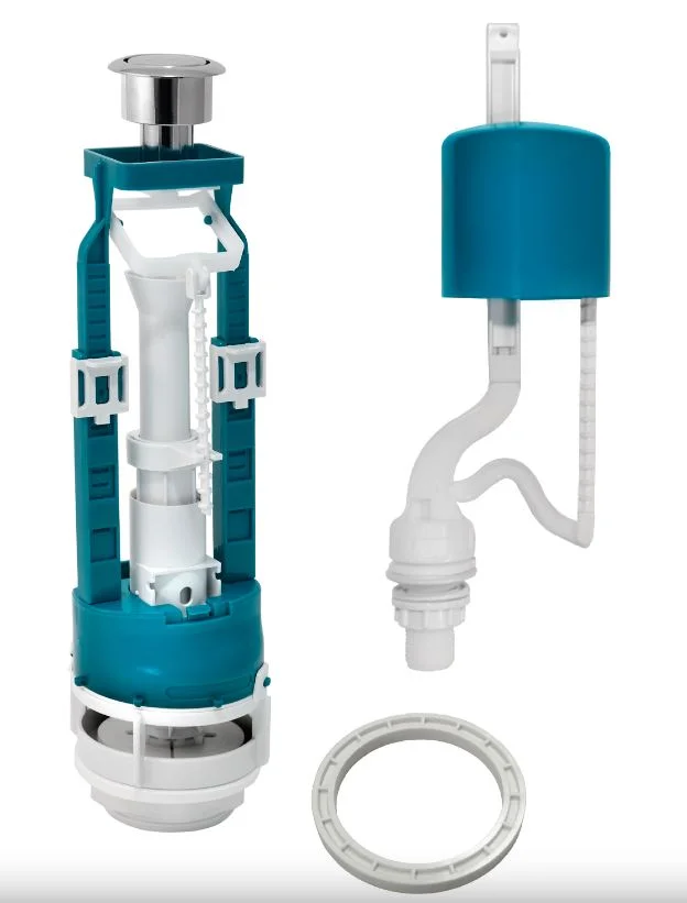 Арматура сантех. с нижней подводкой, однорежимная, ИнкоЭр кнопка хром