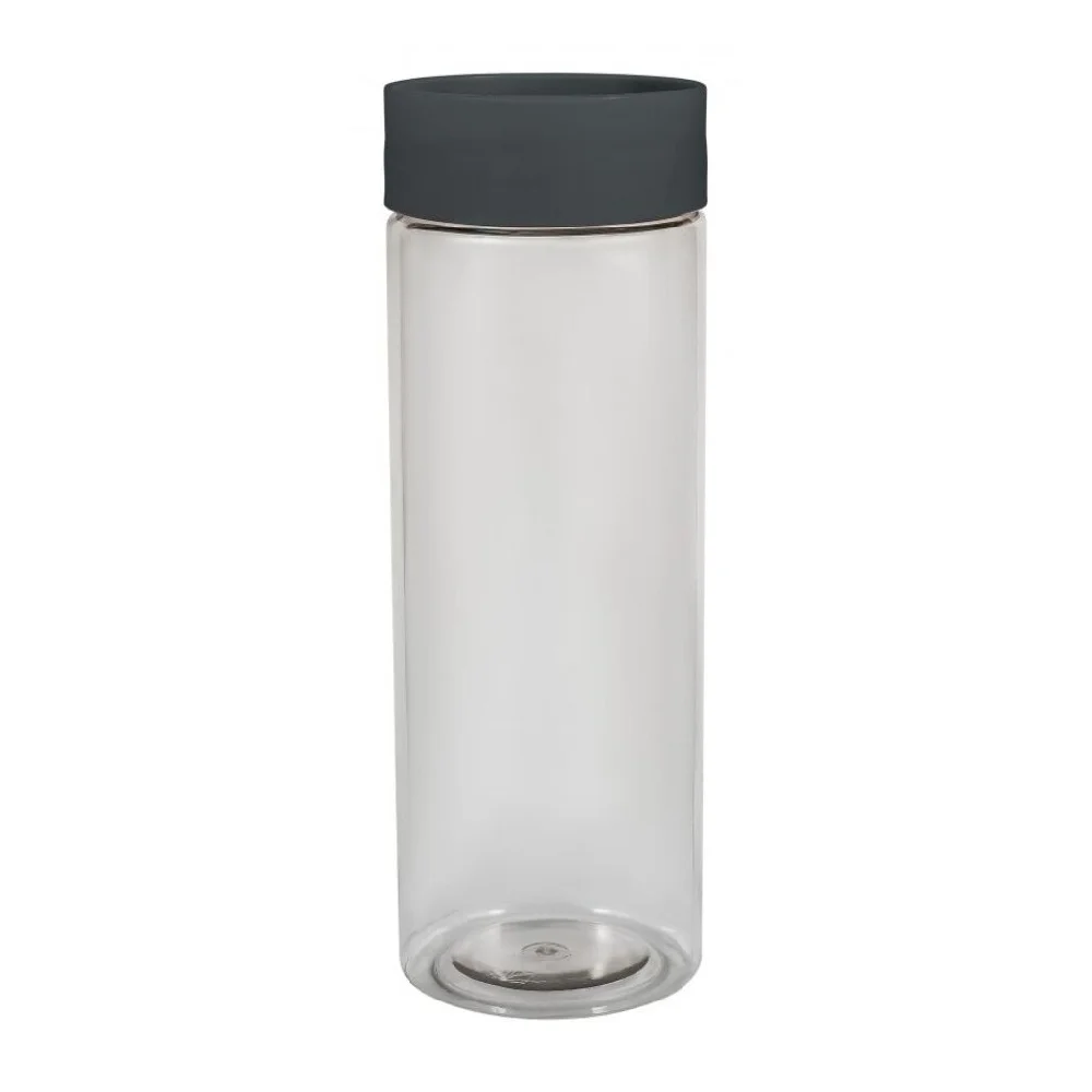 Банка для сыпучих продуктов пластик IDIland Asti 02830/02 черный, 1,5л