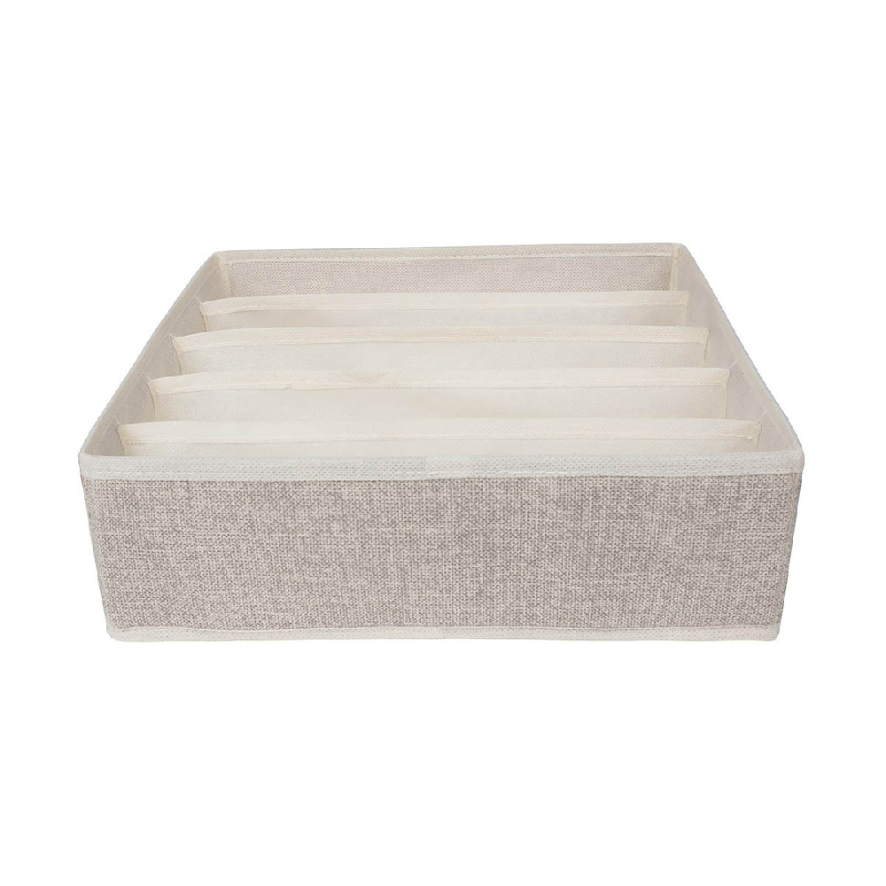 Органайзер для белья EG Linen, 5 секций, 32*32*10 см