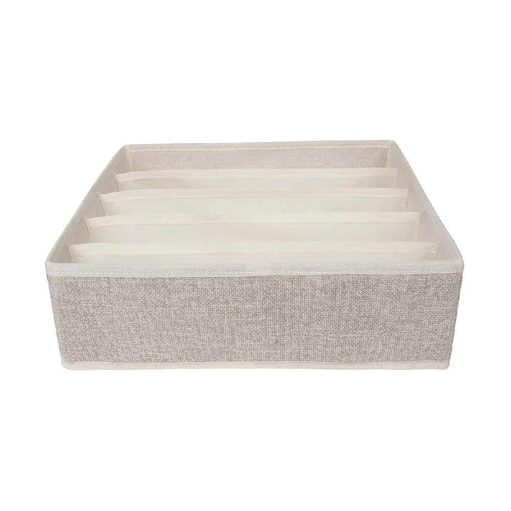 Органайзер для белья EG Linen, 5 секций, 32*32*10 см