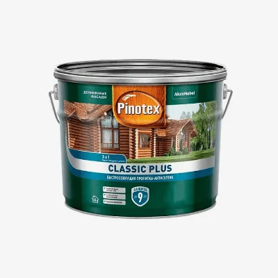 Пропитка декоративная для защиты древесины Pinotex Classic Plus 3 в 1 Палисандр 2,5л