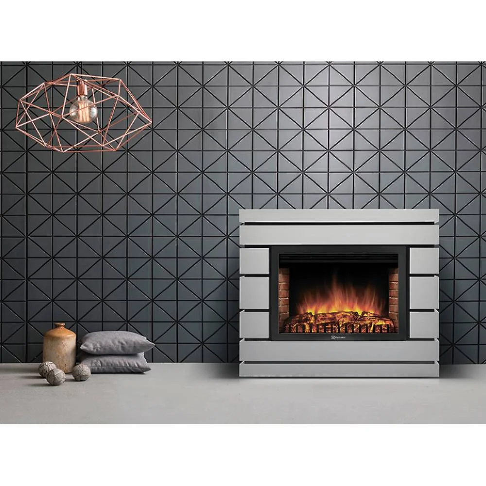 Портал Firelight Moderno 25, шпон белый дуб
