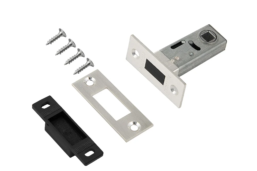 Защелка врезная PALIDORE L 8-45 SILVER, магнитная, межкомнатная, серебро