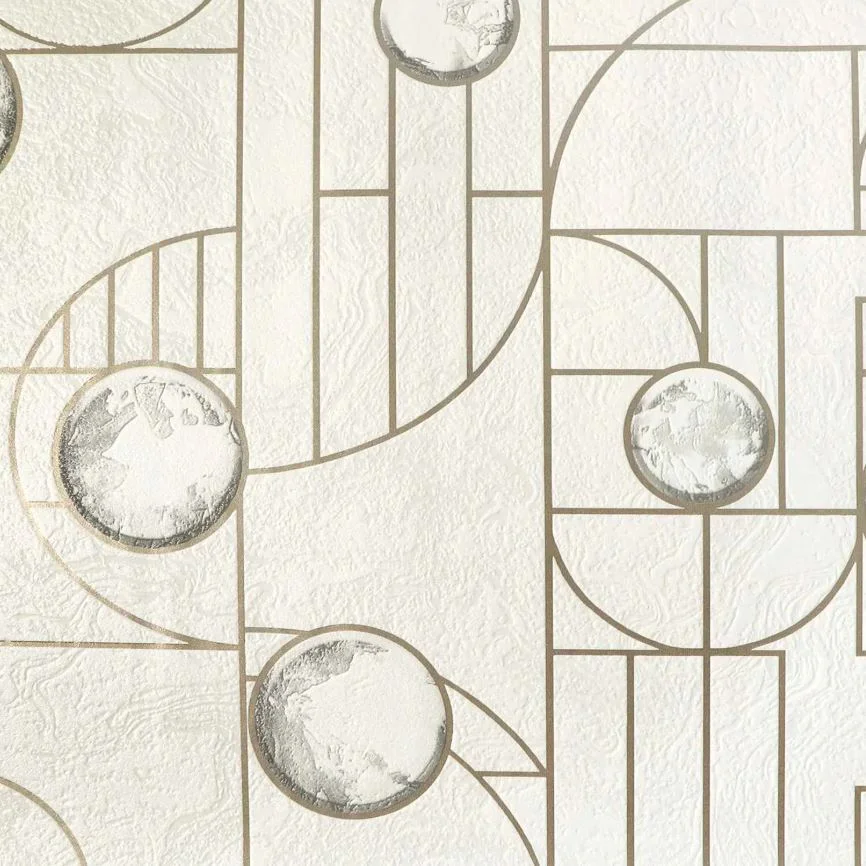 Обои Elysium Концепт виниловые на бумажной основе 0,53х10,05м декор бежевый 907800Е (9)