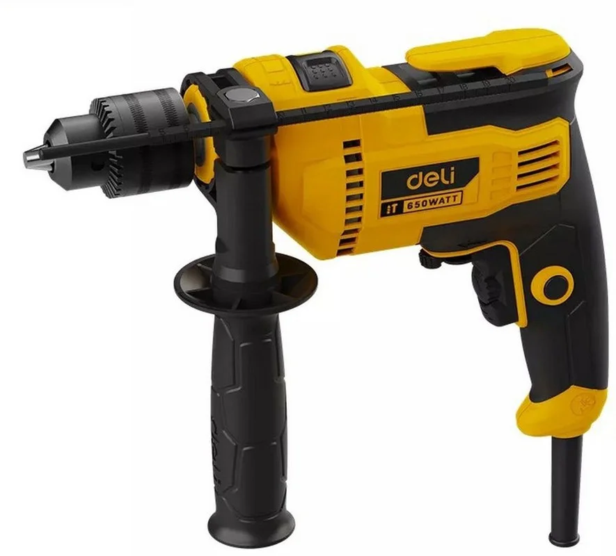 Дрель сетевая ударная Deli DL-CZ13-E5 (650Вт, 13мм, 3000об/мин, 48000 уд/мин)