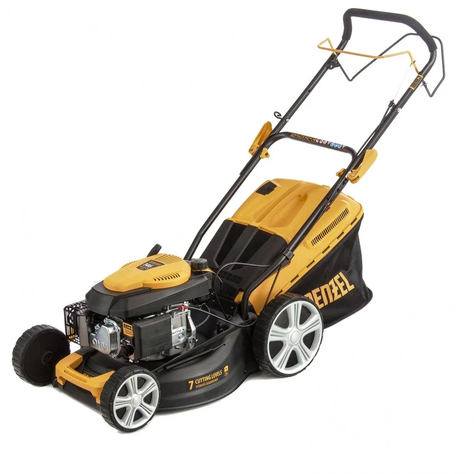 Газонокосилка бензиновая GLD-460SP, 50 л //Denzel