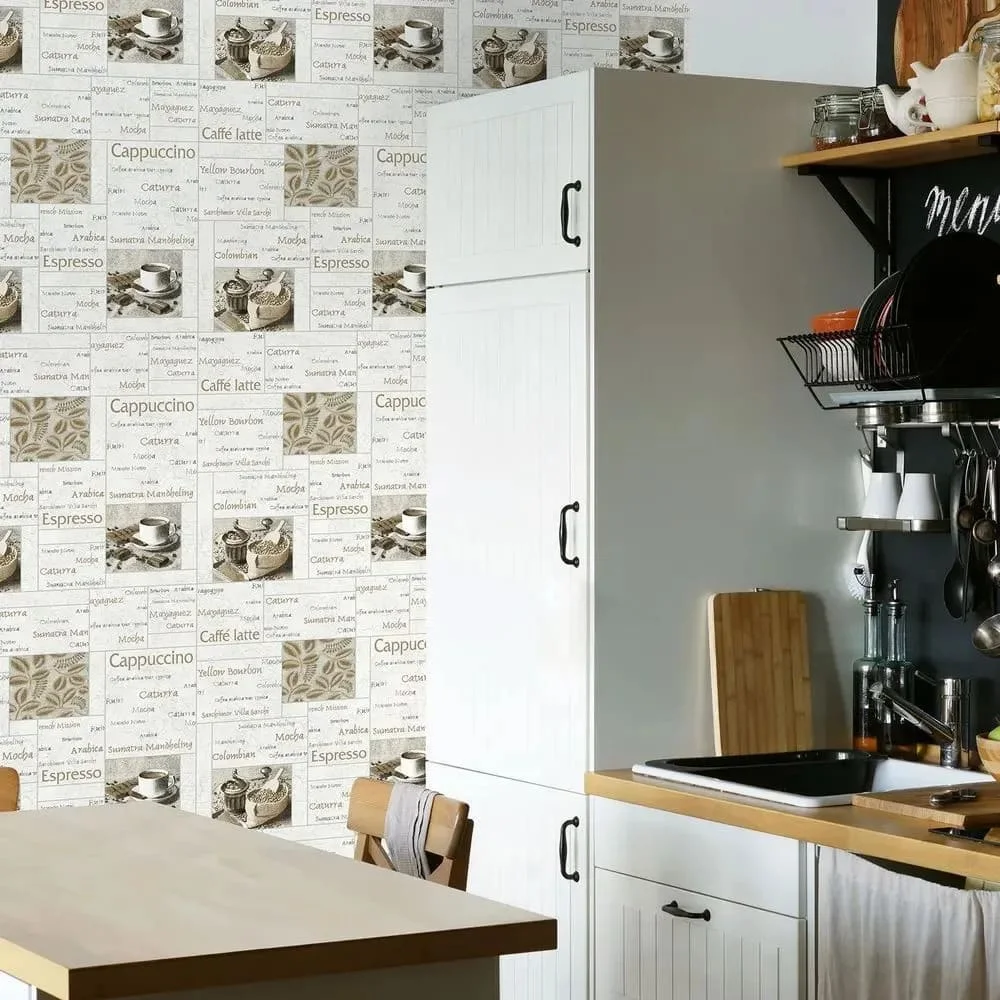 Обои Elysium Арабика виниловые на бумажной основе 0,53х10,05м декор бежевый 94110Е (9)