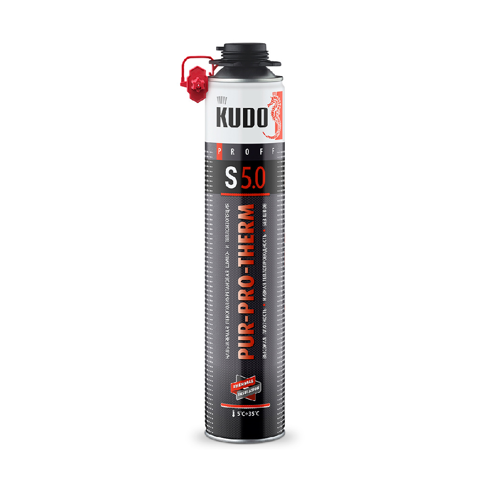 Теплоизоляция напыляемая пенополиуретановая Kudo Pur-pro-therm S 5.0, 1000 мл