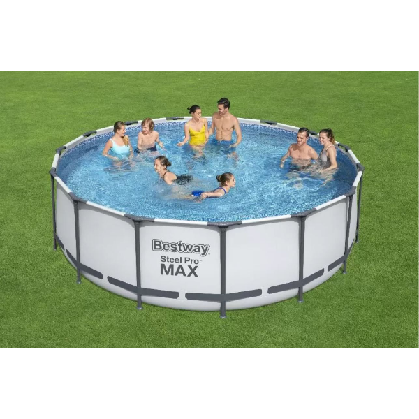 Бассейн каркасный 457х122 см Bestway Steel Pro 56438 фильтр-насос, аксессуары