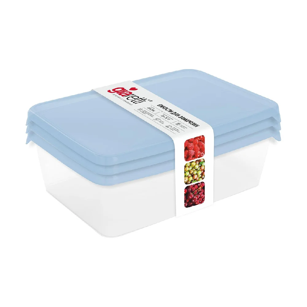 Набор контейнеров пищевых для заморозки Sugar&Spice 900мл, 3 шт 