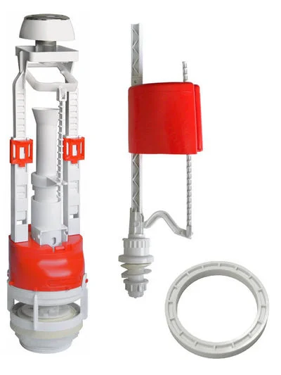 Арматура сантех. с нижней подводкой, однорежимная, ИнкоЭр кнопка хром