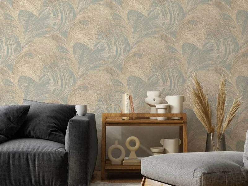 Обои Евро Декор Freya виниловые на флизелиновой основе 1,06*10,05 м, серо-бежевый 7188-04 (6)
