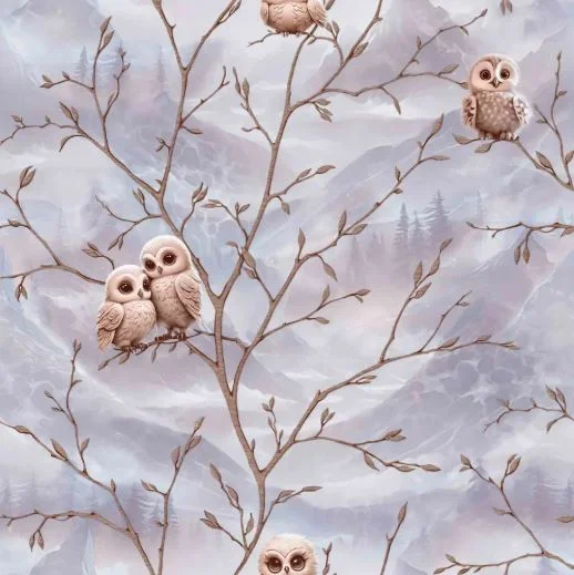 Обои бумажные Совушка дуплекс 0,53х10м 12396 (14)