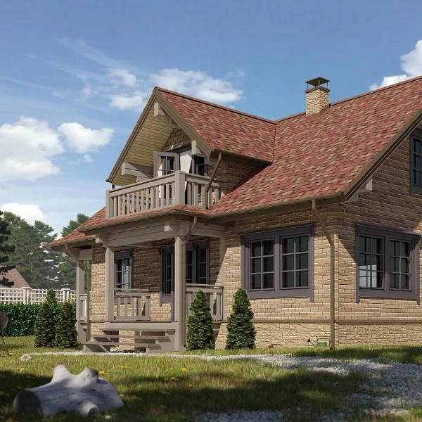 Угловой элемент желоба универсальный 90°DÖCKE STANDART Светло-коричневый