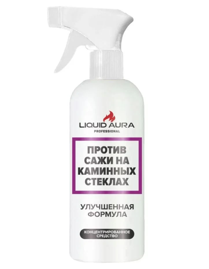 Средство против сажи на каминных стеклах Liquid Aura 500мл