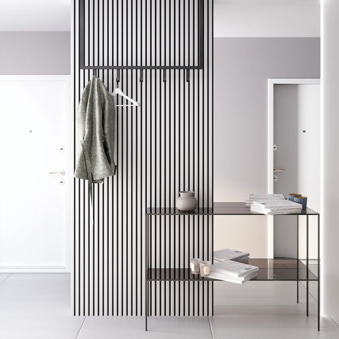 Панель МДФ стеновая акустическая Stella Comfort Standart Белый 2780*600*9 (1шт)