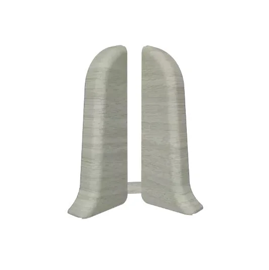 Торцевые для плинтуса 55мм Идеал Классик, 282 Палисандр серый (пара/флоуп)