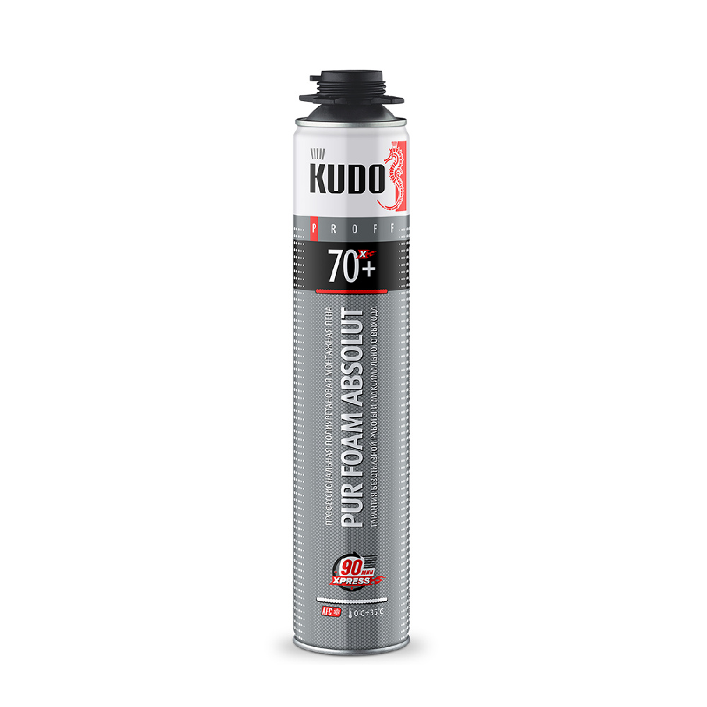 Пена монтажная профессиональная Kudo Proff Absolut Xpress 70+, летняя, 1000 мл