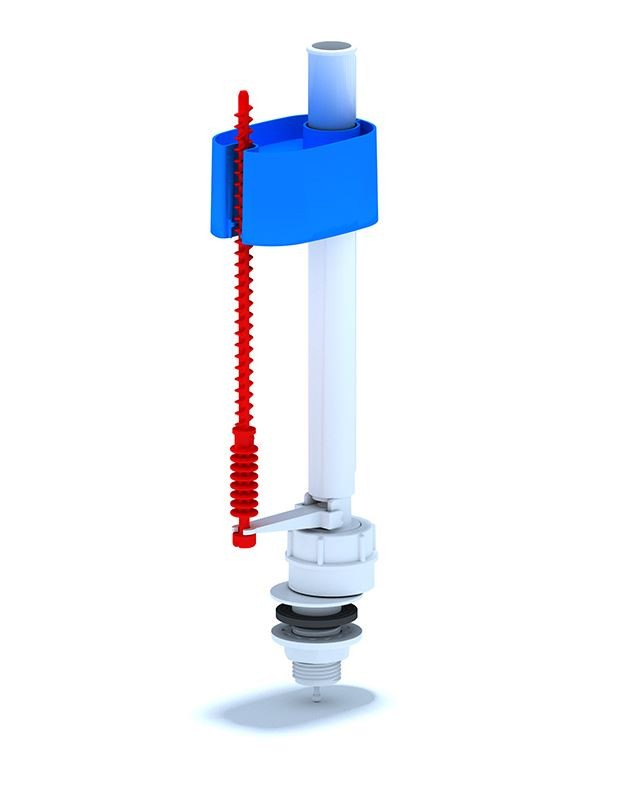 Арматура сантех. с нижней подводкой 1/2" WC5550 с пластиковым штуцером, эконом