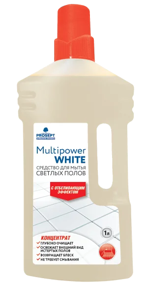 Средство для мытья светлых полов Multipower White PROSEPT  1л