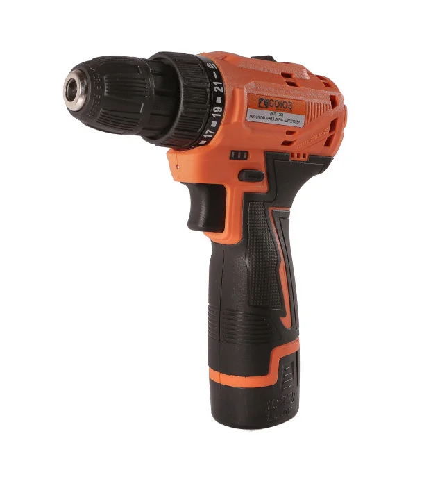 Шуруповерт аккумуляторный СОЮЗ ДШС-12П1 бесщеточный, 12 В, 45 Нм, 1 акк., 2,0 Ач