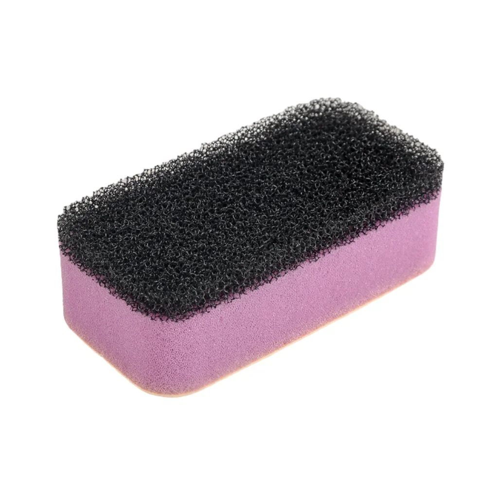Губка универсальная, замшевый слой Мягкий блеск 6.5*12 см