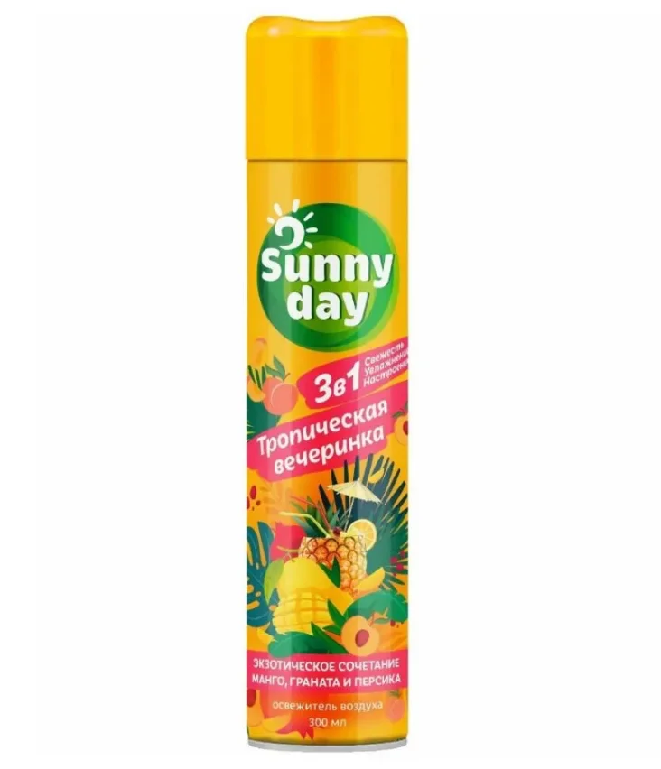 Освежитель воздуха Sunny Day, Тропическая вечеринка, 300 мл