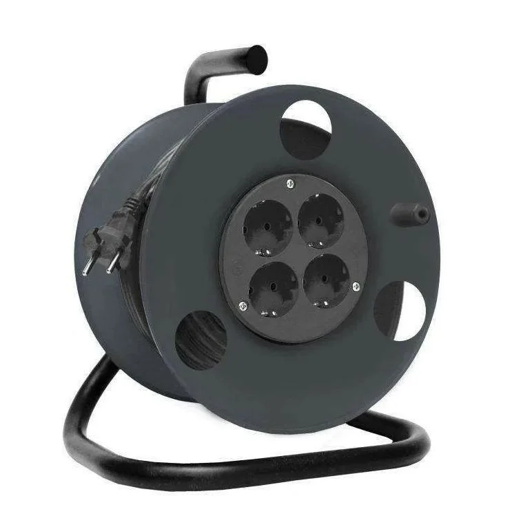 Удлинитель на катушке Союз 481S-3402 ПВС 3*0,75 с/з 10А IP20 2.2кВт   4х20м